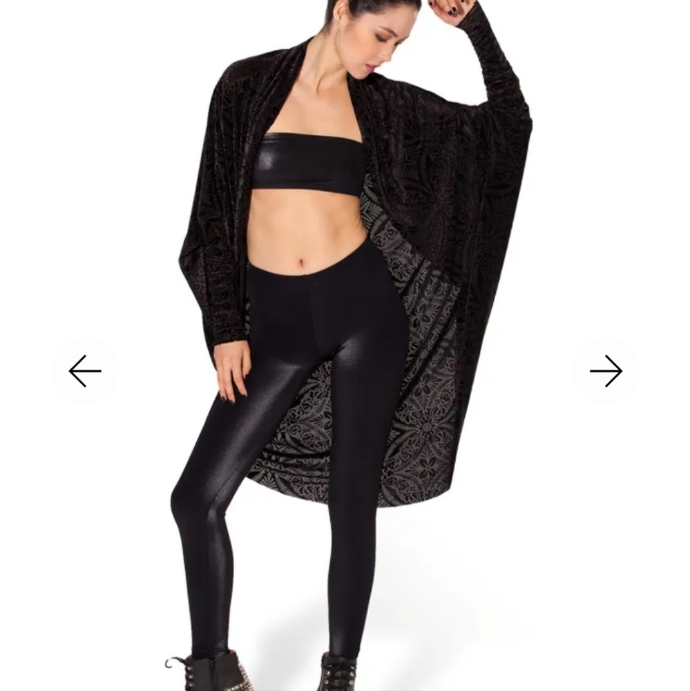 Blackmilk Burned Velvet Shrug